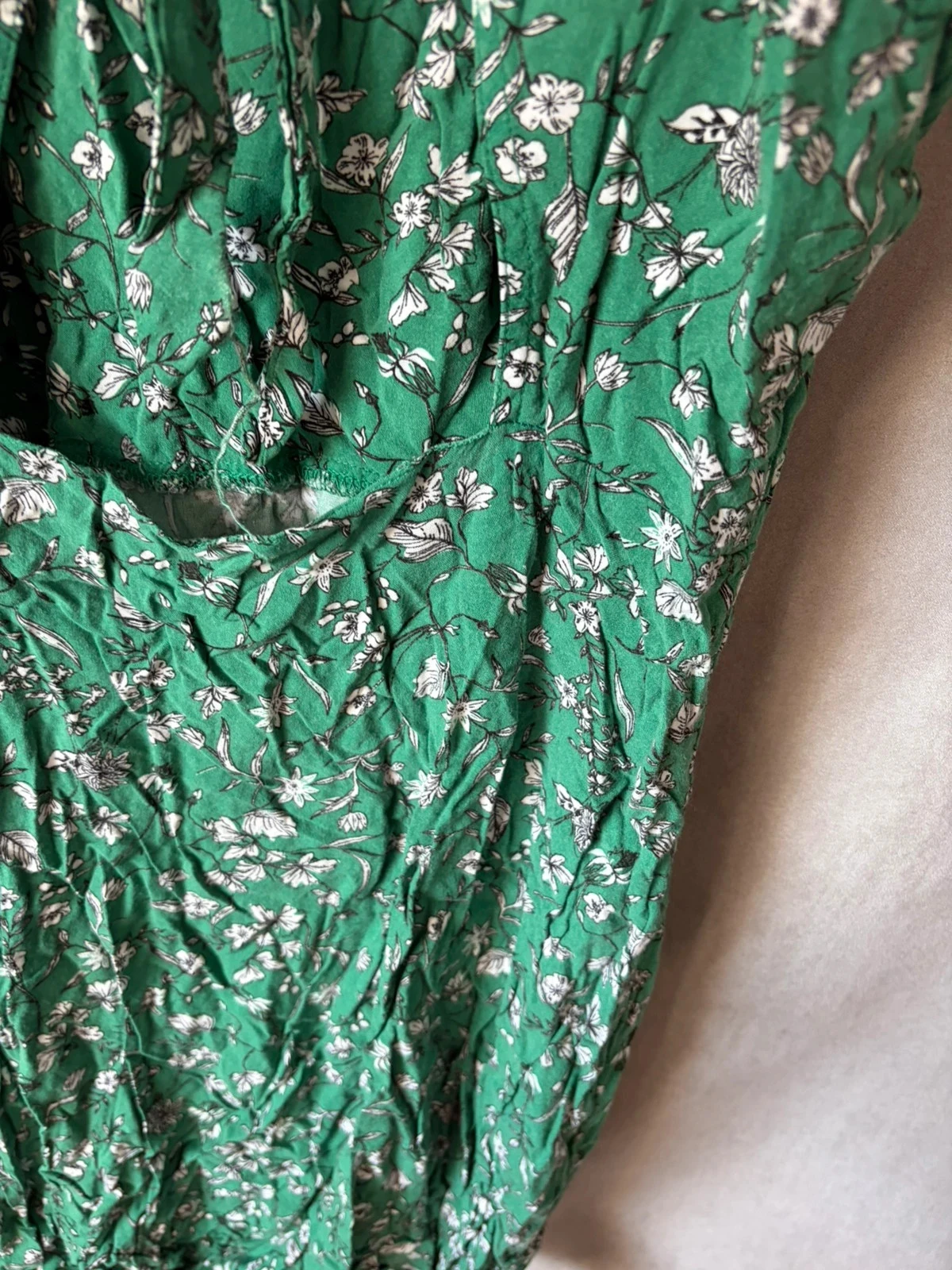 Floral green dress size 36 – photo 4